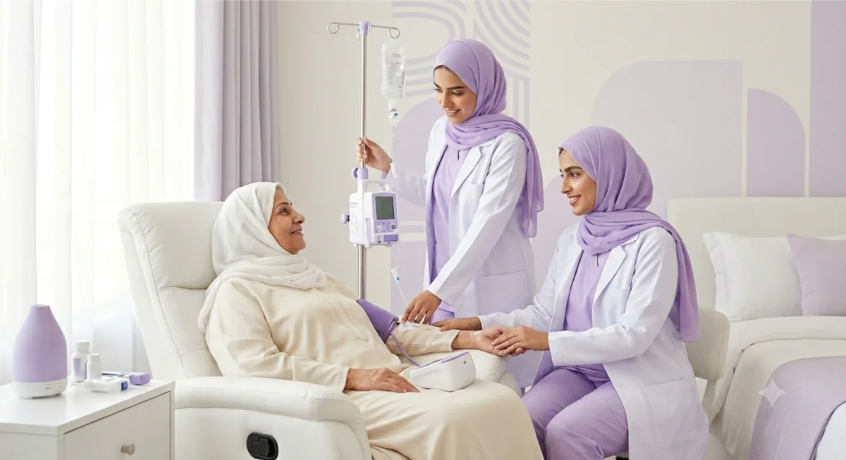 التمريض المنزلي — رعاية تمريضية مرخّصة في بيتك