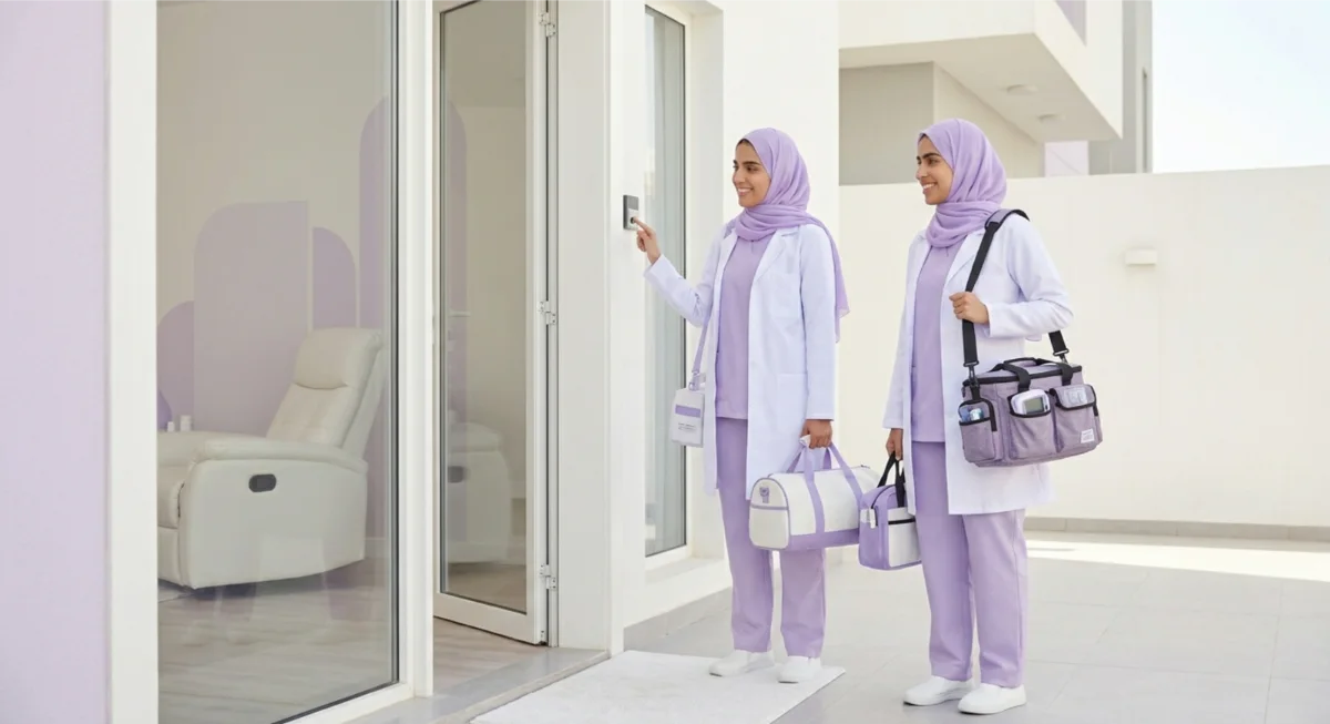 التمريض المنزلي — رعاية تمريضية مرخّصة في بيتك