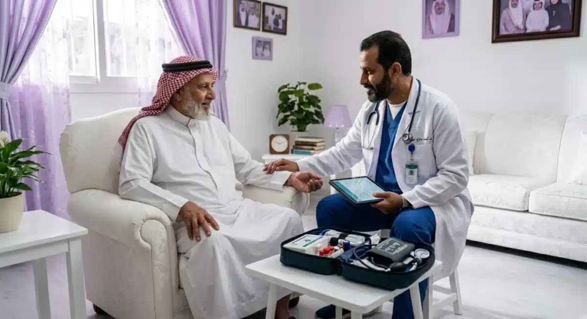كيف تعمل الرعاية المنزلية