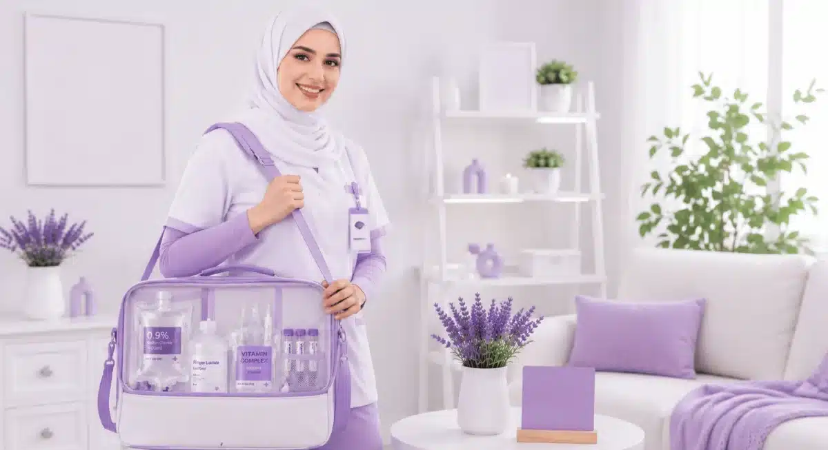 تركيب المحاليل الوريدية في المنزل