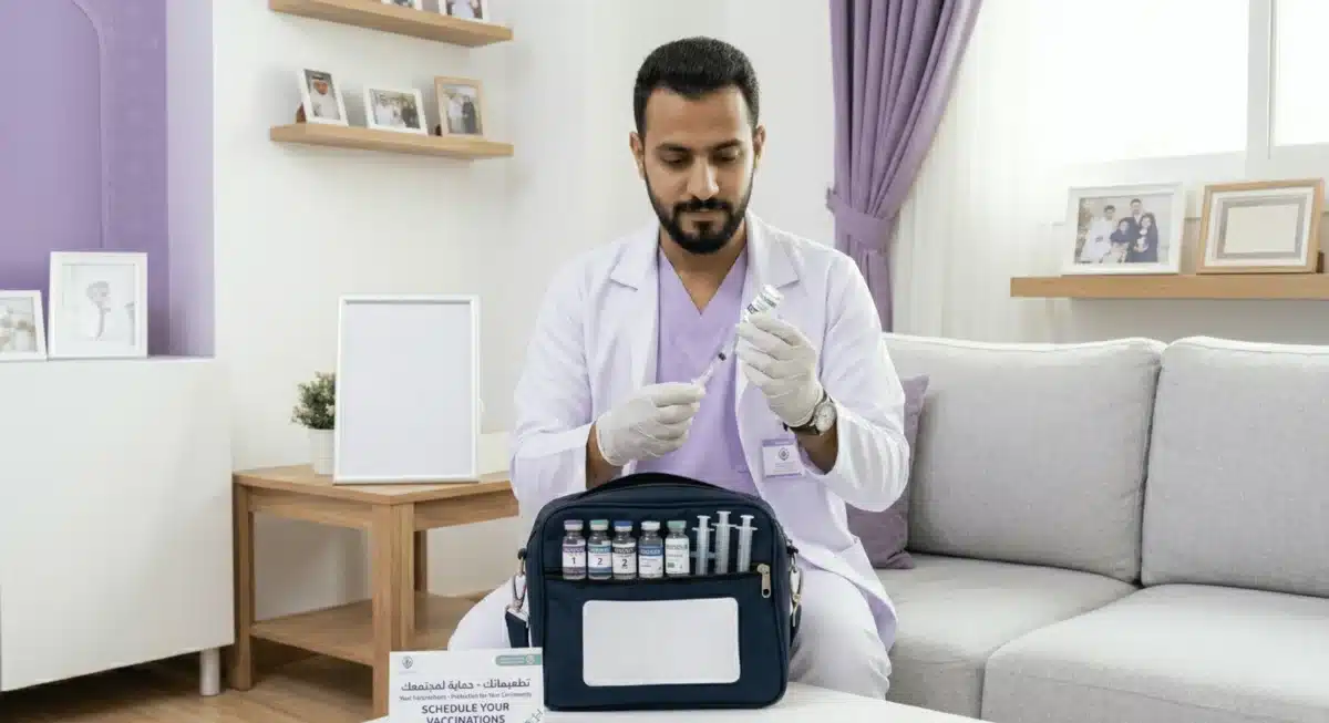 اللقاحات والتطعيمات المنزلية — وقاية تصل إلى بيتك