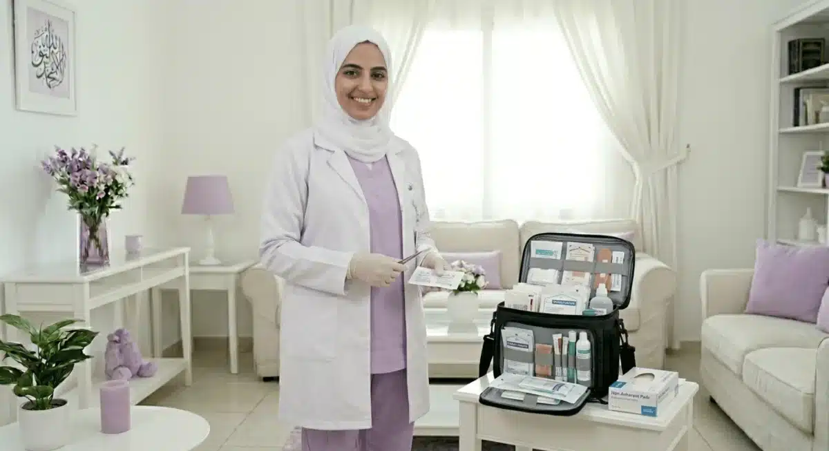 العناية بالجروح وتغيير الغيار في المنزل