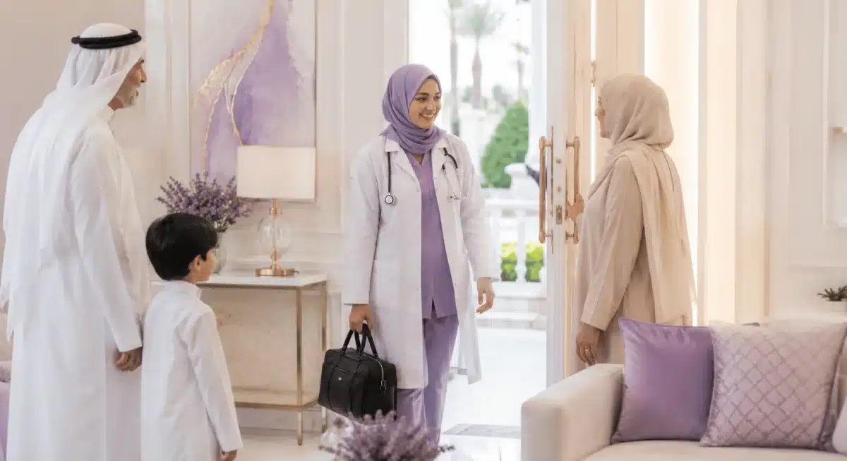 الرعاية المنزلية — مجمع المنير كلينك الطبي